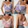 Lace Sexy Summer Y2k Crop Top (Many Colors) 14