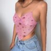 Sweat Cute Y2K Summer Backless Cropped Cami Top  6
