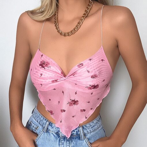 Sweat Cute Y2K Summer Backless Cropped Cami Top  5