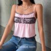 Lace Y2K Aesthetic 90s Frill Ruffles Cami Crop Top 9