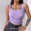 Ruched Y2K Summer Sexy Tank Top 4