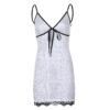 Y2k Elegant Lace Summer Strappy Mini Dress 4