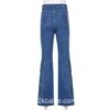 Y2k Pocket Casual Loose Straight Jean 4