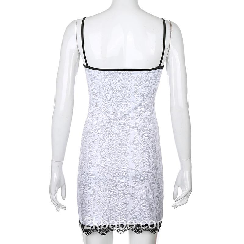 Y2k Elegant Lace Summer Strappy Mini Dress
