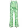 Abstract Pattern Elegant Y2K 90s Streetwear Pant 5