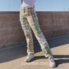Patchwork Checkered Frill Y2k Pant 2